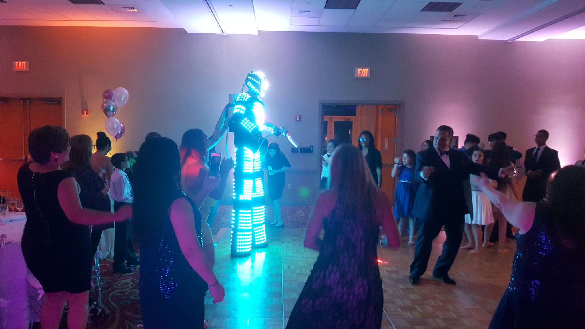 Led Robot Party Rental, Chicago and Florida