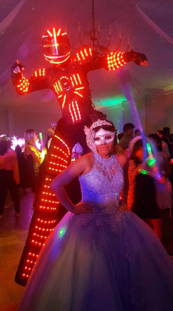 Quinceanera with Robot