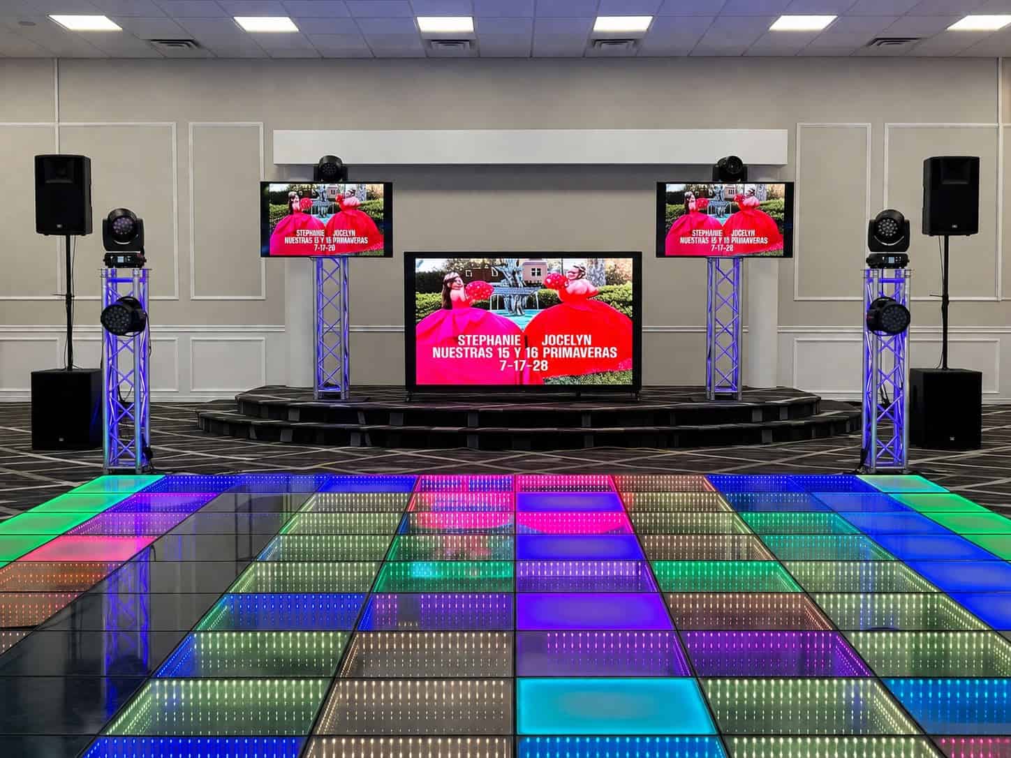 Led Dance Floor with Screens